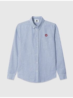 Double A By Wood Wood - Wood Wood Tod shirt - Blue Str